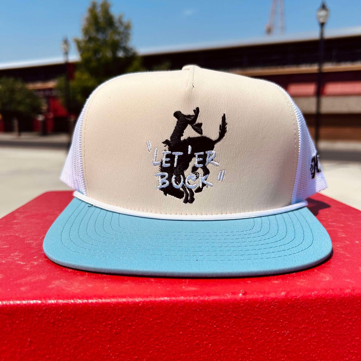 Pendleton Round-Up Hooey Tan and Teal Hat