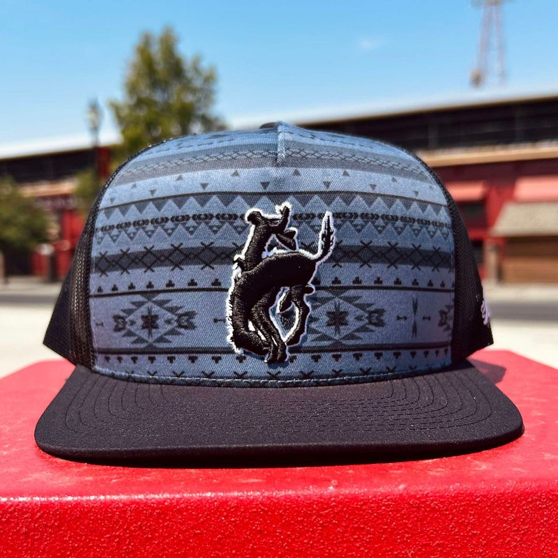 Pendleton Round-Up Hooey Charcoal Aztec Hat