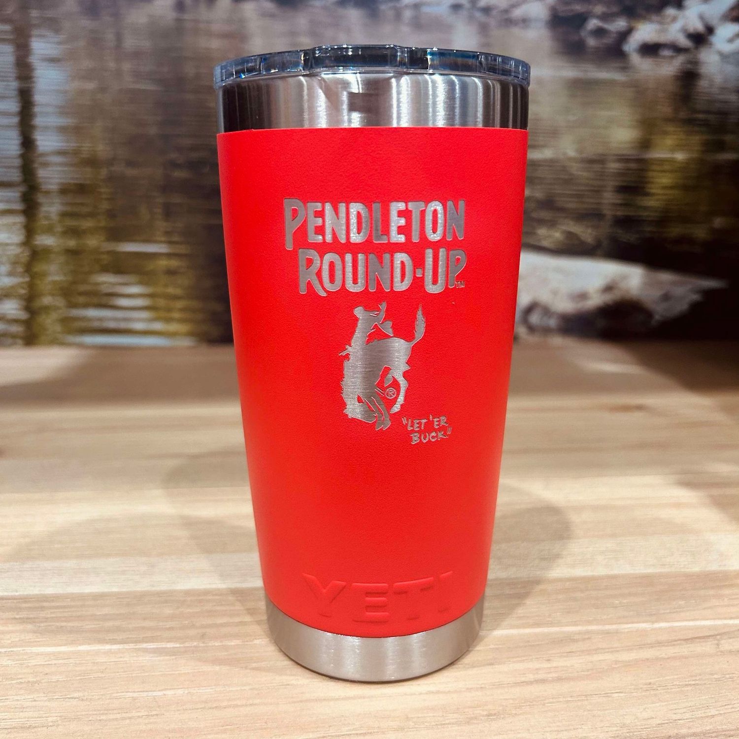 Pendleton Round-Up Red YETI 20oz Tumbler w/ MagSlider