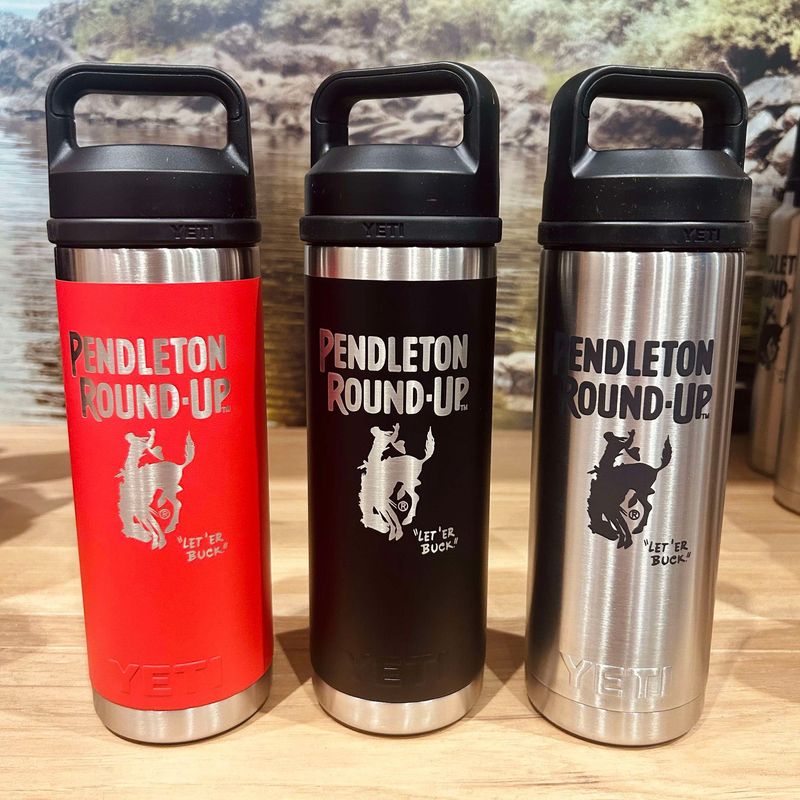 Pendleton Round-Up YETI 18oz Rambler w/ Chug Cap