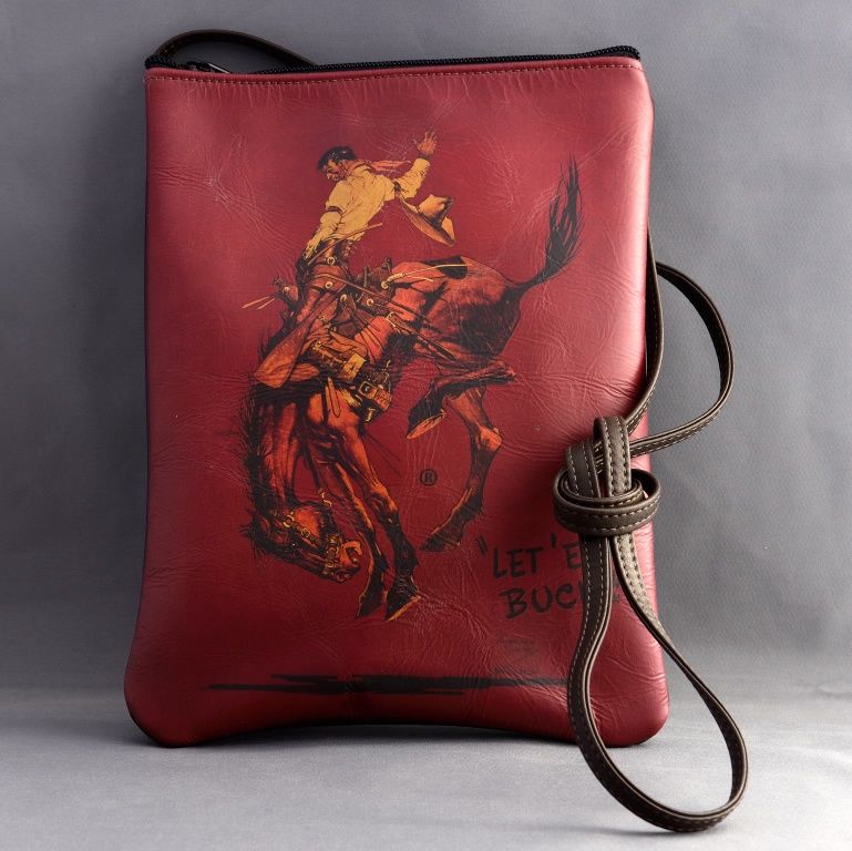 Red Pendleton Round-Up Cross Body Purse