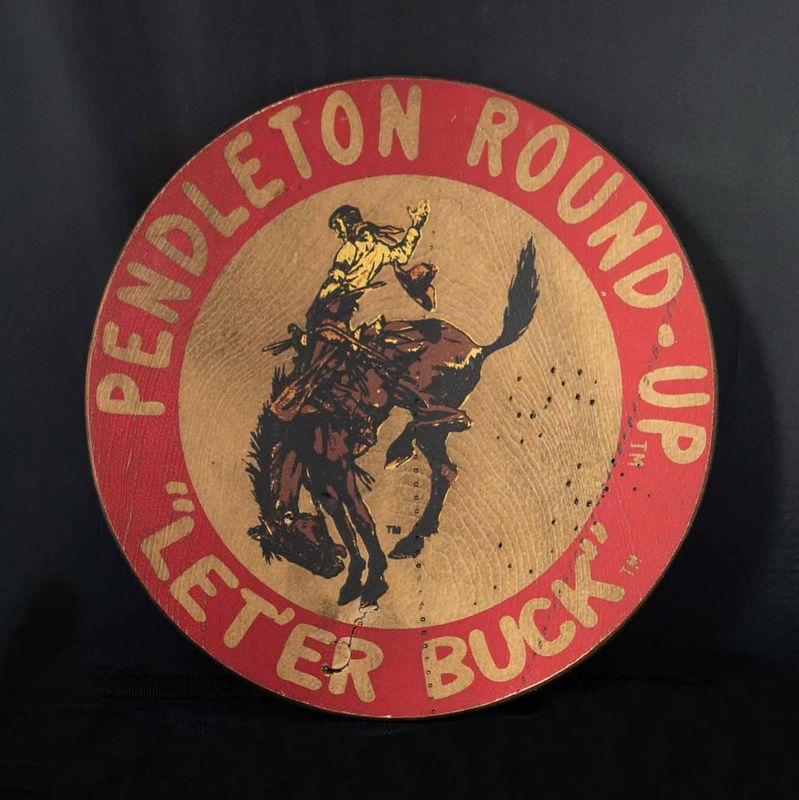 Pendleton Round-Up Wooden Coin Sign