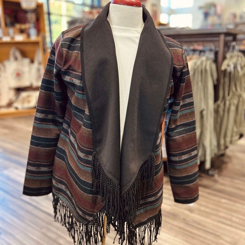 Ladies Cruel Pendleton Round-Up Blanket Stripe Blazer