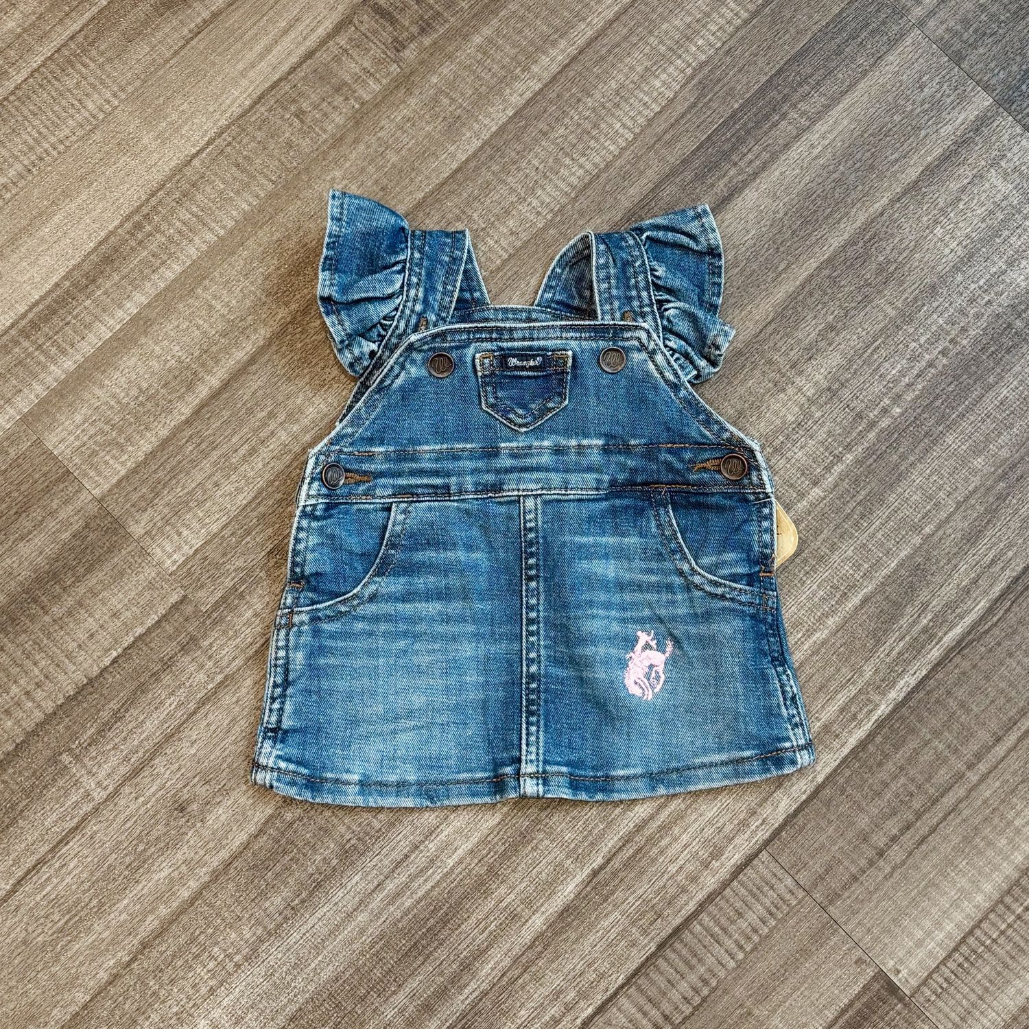 Infant Wrangler Pendleton Round-Up Denim Skirtall