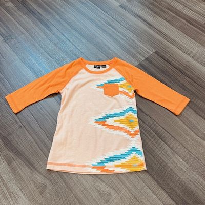 Youth Cruel Girls Pendleton Round-Up  Peach Aztec Raglan