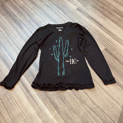 Youth Roper Happy Canyon Cactus Long Sleeve Tee