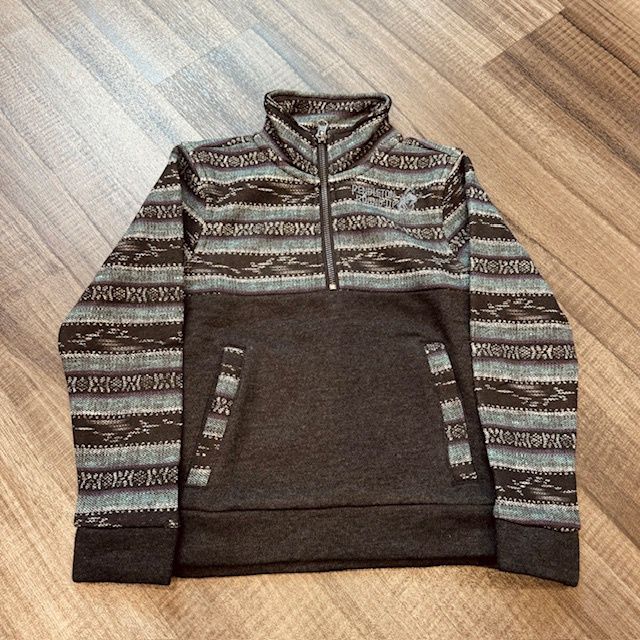 Youth Cruel Girls Pendleton Round-Up 1/2 Zip Pullover