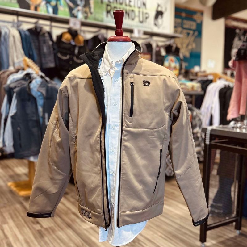 Men&#39;s Cinch Pendleton Round-Up Brown Bonded Jacket