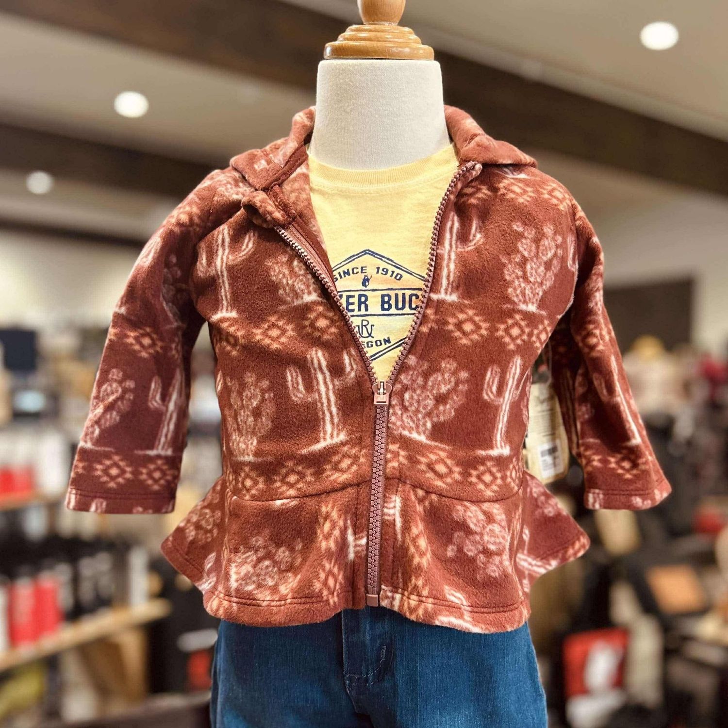 Toddler  Wrangler Pendleton Round-Up Fleece Cactus Hoodie