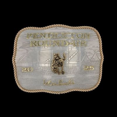 Official 2025 Pendleton Round-Up Buckle