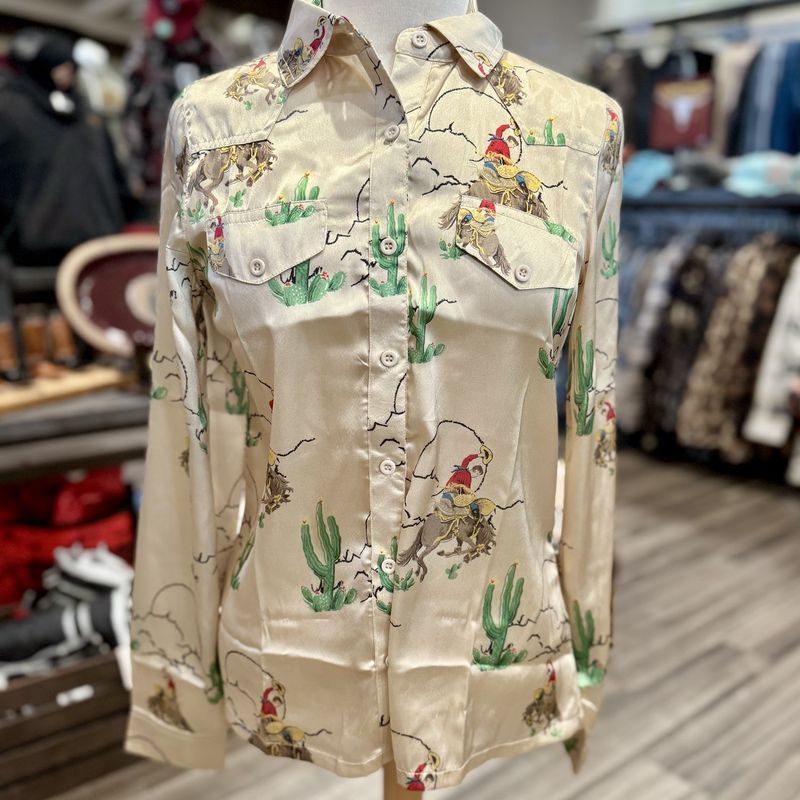 Ladies Outback Pendleton Round-Up Piper Long Sleeve Button Up