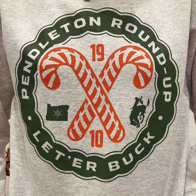 Pendleton Round-Up Candy Cane Crewneck