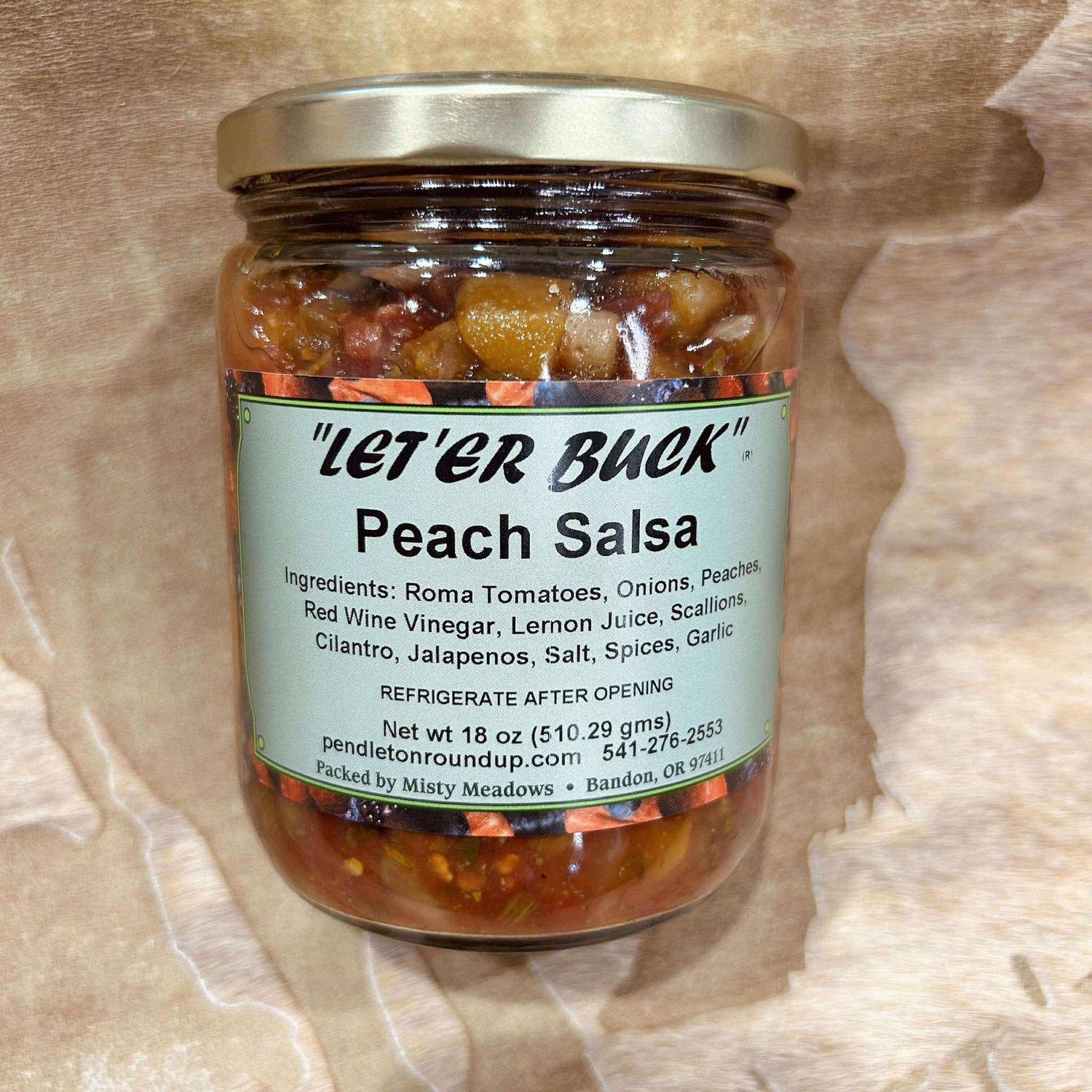 Pendleton Round-Up Peach Salsa