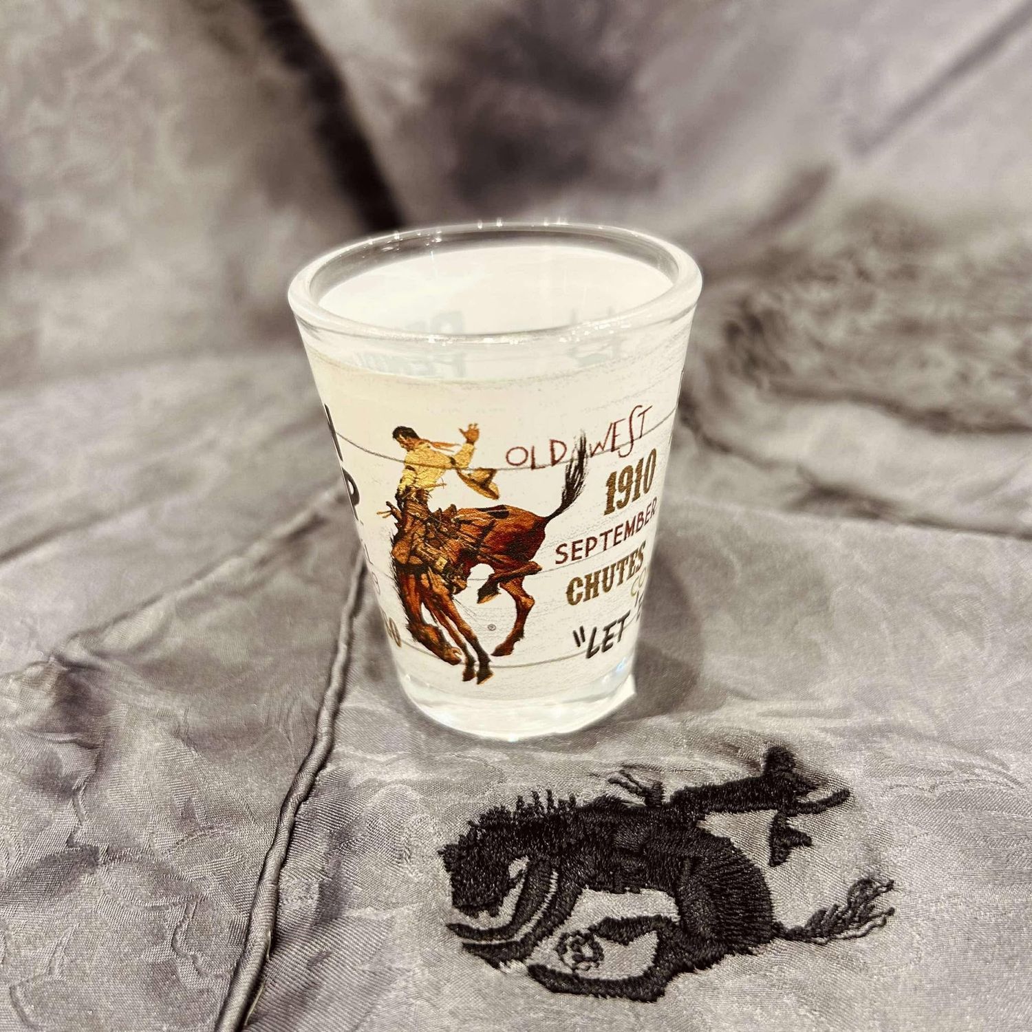 Pendleton Round-Up Typography Shot Glass