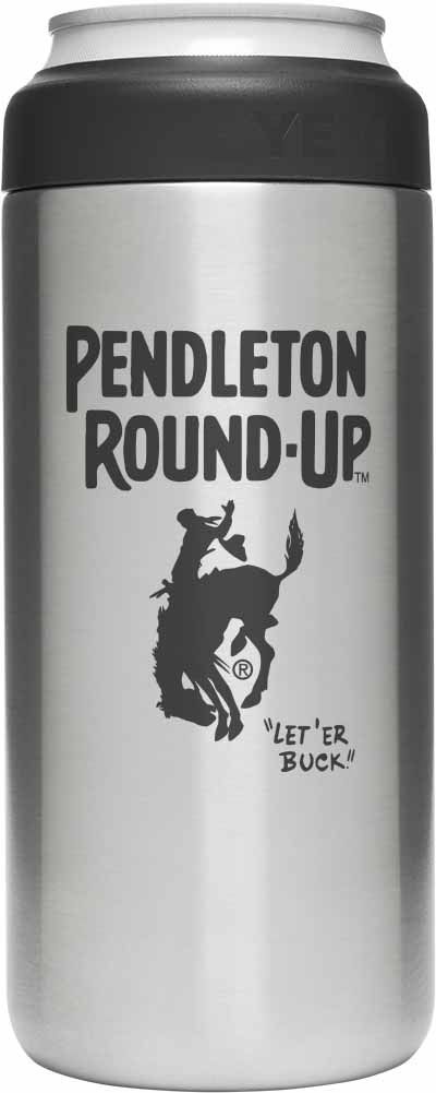 Pendleton Round-Up YETI Colster Slim Can Insulator, Color: Stainless