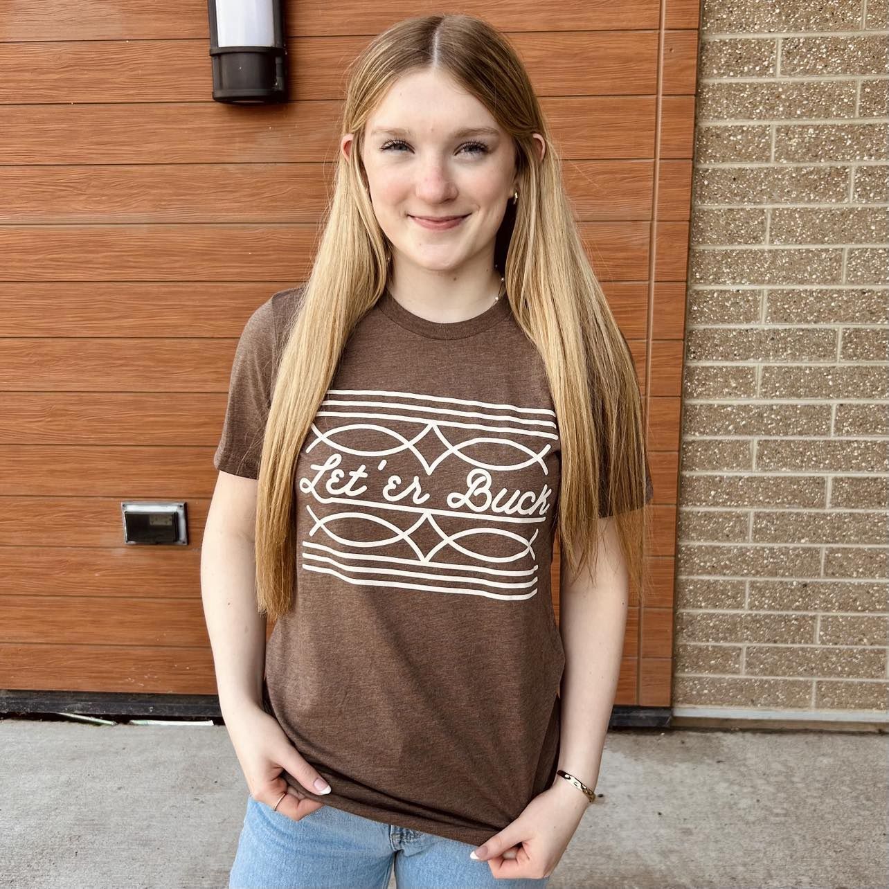 Unisex Pendleton Round-Up Boot Stitch Tee, size: S