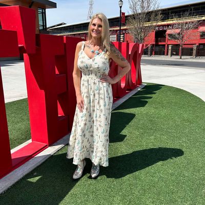 Ladies Roper Pendleton Round-Up Western Maxi Dress