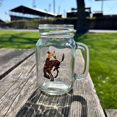 Pendleton Round-Up Mason Jar Mug w/ Handle