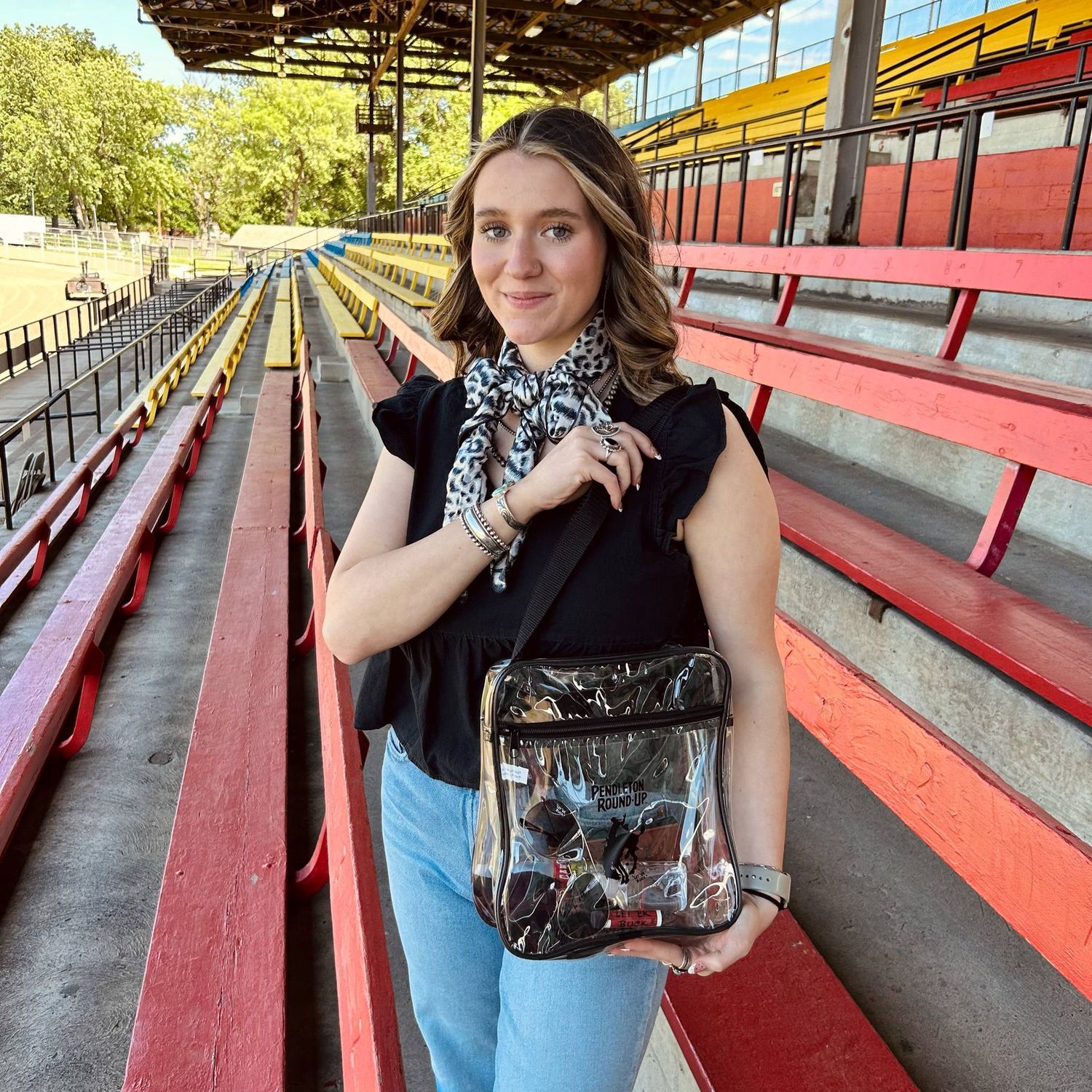 Pendleton Round-Up Clear Stadium Tote Bag