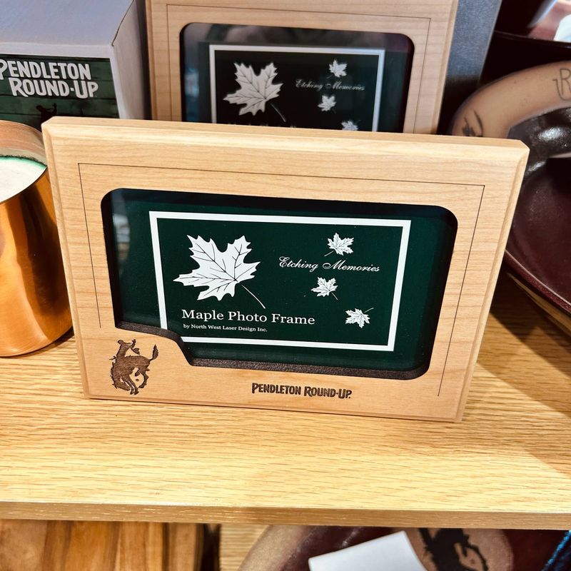 Pendleton Round-Up Teak Picture Frame