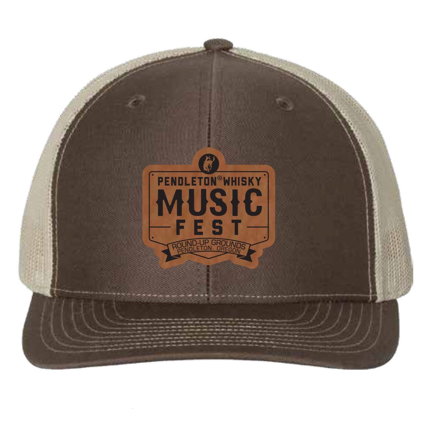 Pendleton Whisky Music Fest Leather Patch Hat