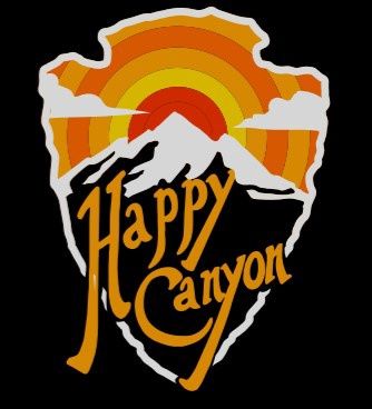 Happy Canyon Arrowhead Sticker
