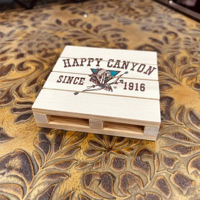 Happy Canyon Pallet Coaster