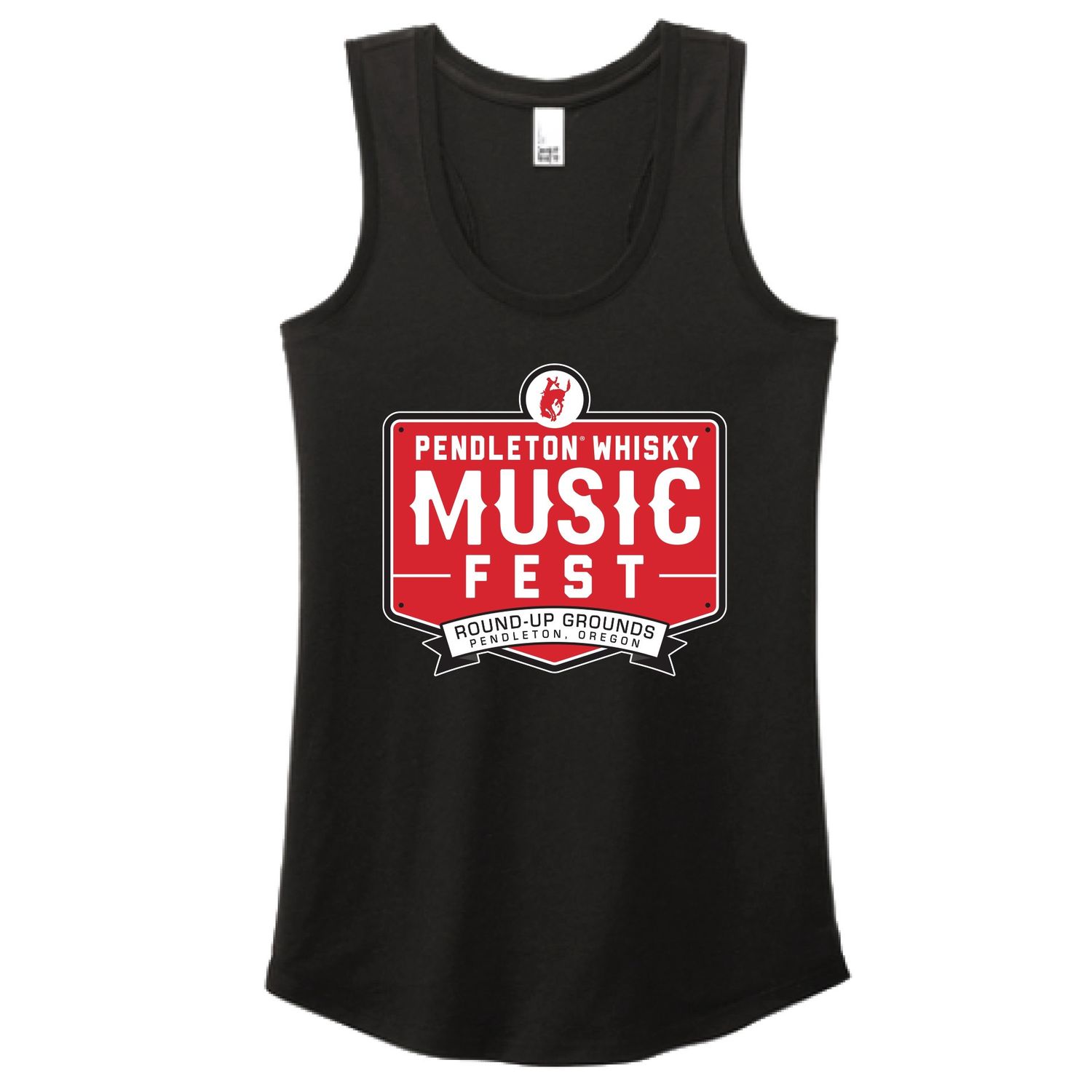 Ladies Black Pendleton Whisky Music Fest Tank Top, size: S