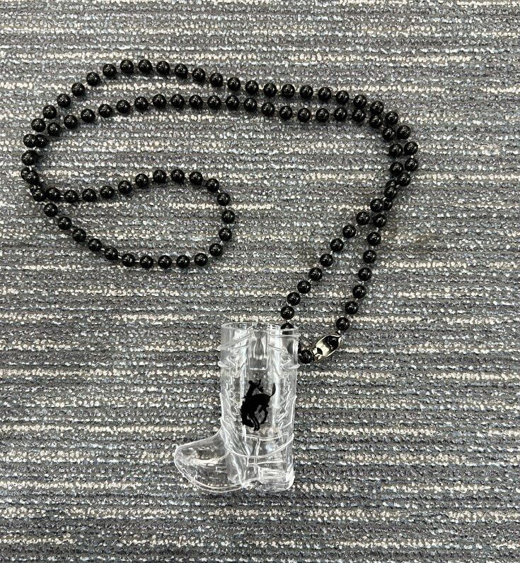 Pendleton Round-Up Boot Shot Glass Necklace