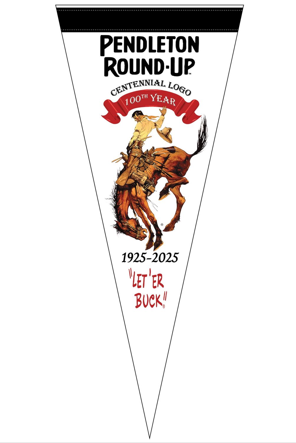 Pendleton Round-Up Centennial Logo Pennant
