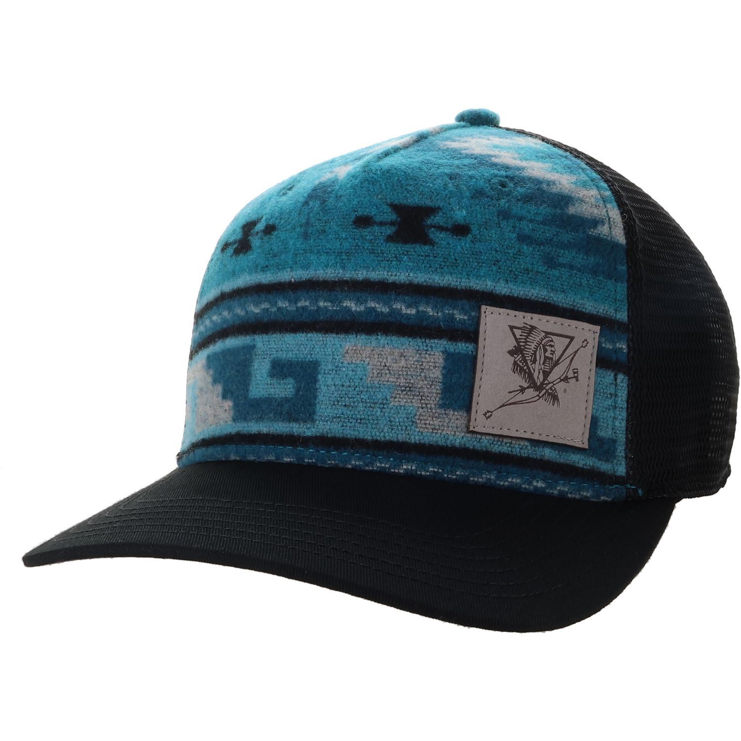 Happy Canyon Aqua Aztec Roadie Trucker Hat