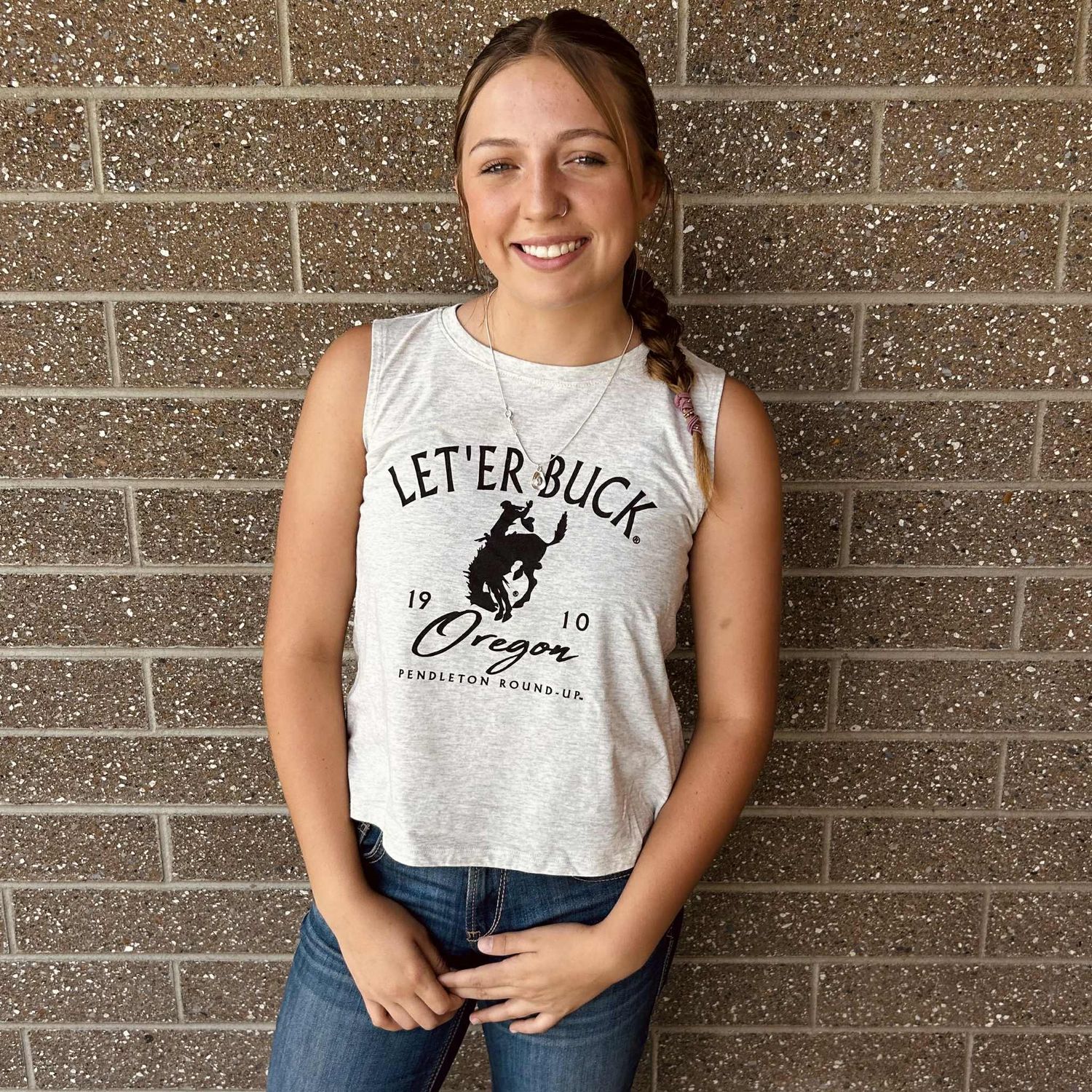 Ladies Pendleton Round-Up Hide Out Tank Top