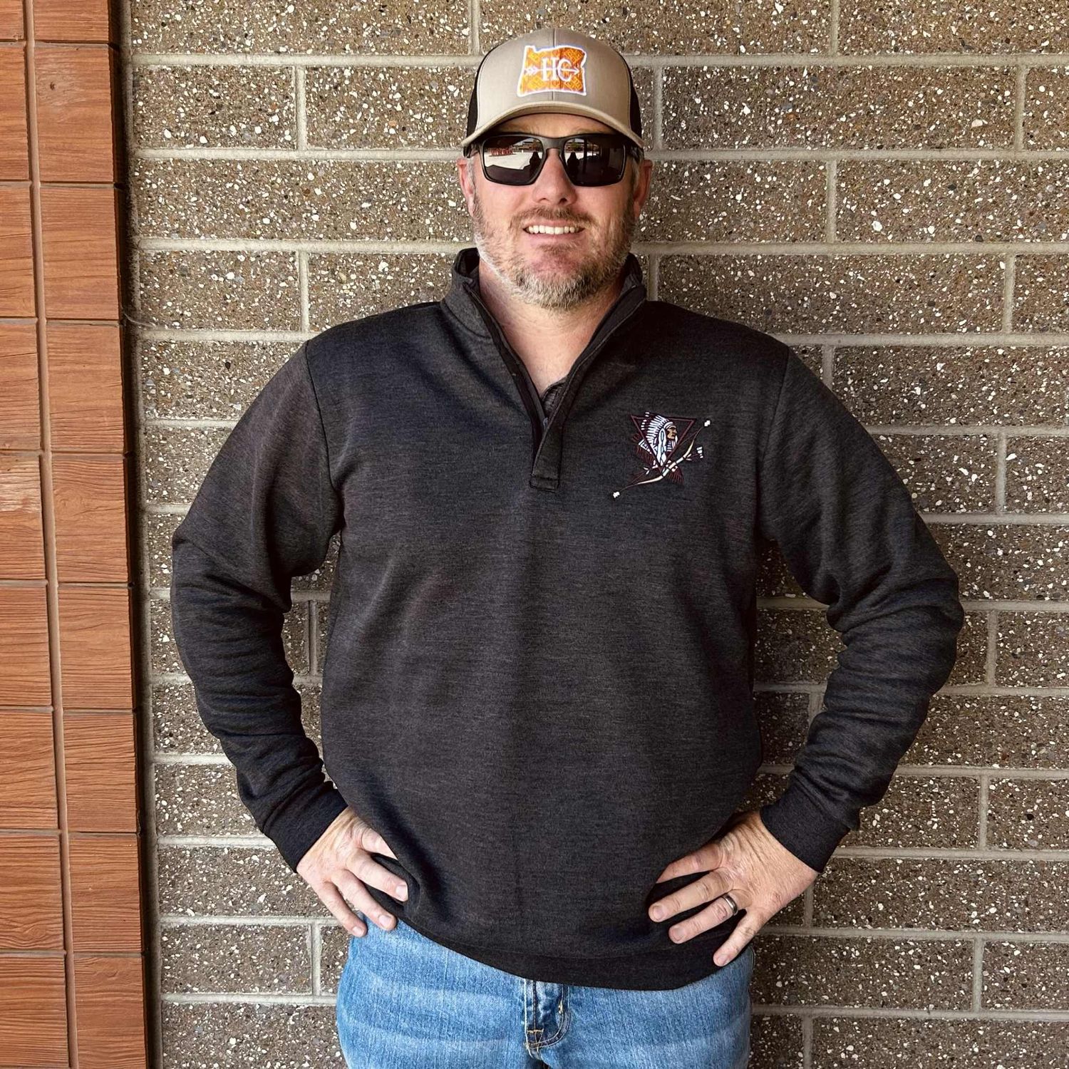 Men&#39;s Happy Canyon Embroidered 1/4 Zip