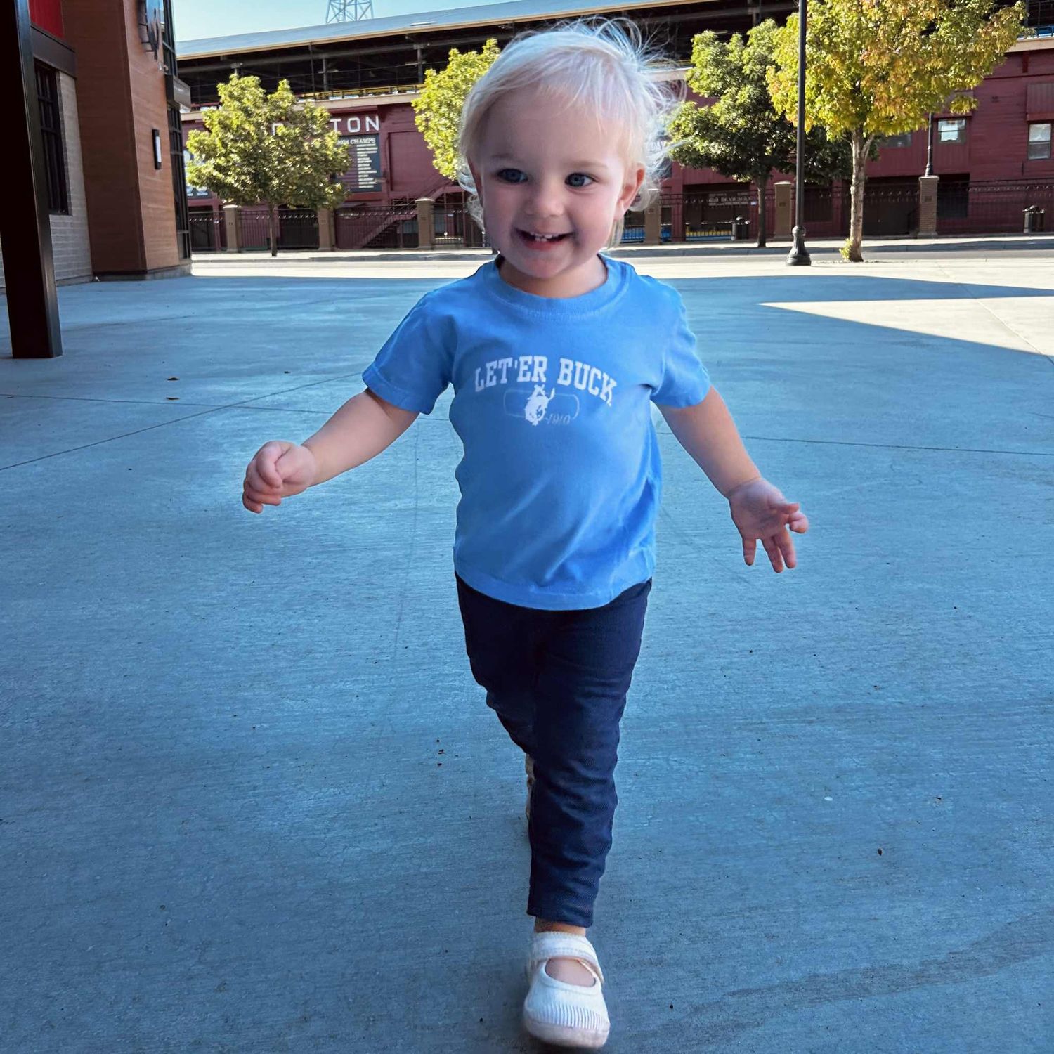 Infant Pendleton Round-Up Cornflower Blue Infusion Tee