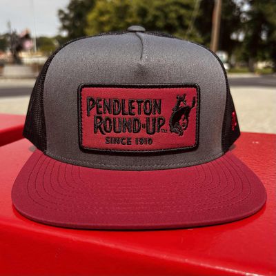 Pendleton Round-Up Maroon Patch Hooey Hat