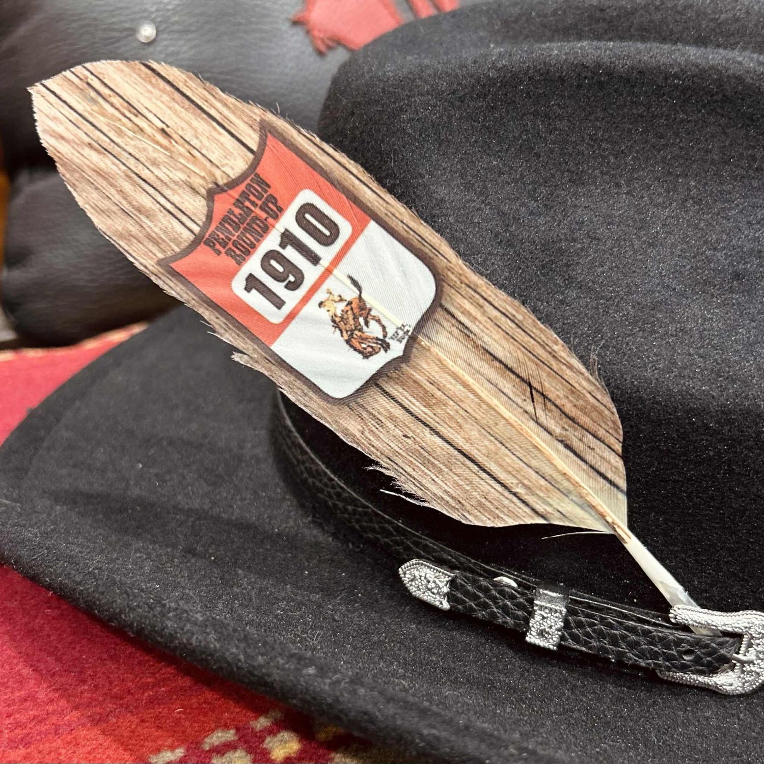 Pendleton Round-Up Back Number Hat Feather