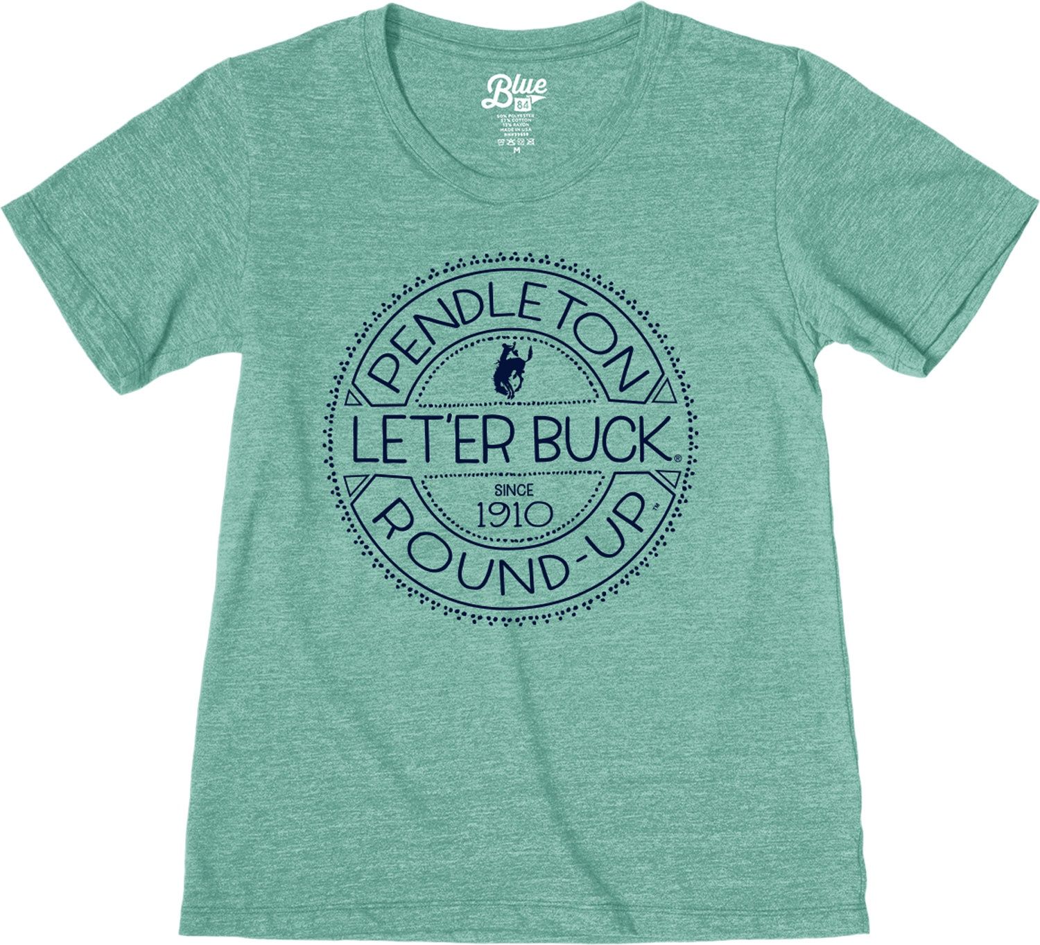 Ladies Pendleton Round-Up Wandering By Tee