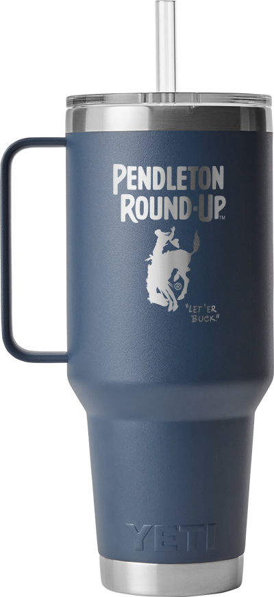 Pendleton Round-Up YETI 42oz Navy Straw Tumbler