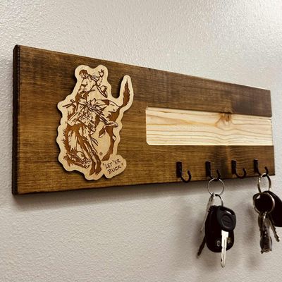 Pendleton Round-Up Wooden Key Rack