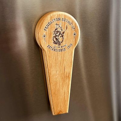 Pendleton Round-Up Magnetic Wood Bottle Opener