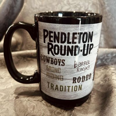 Pendleton Round-Up Typography Mug