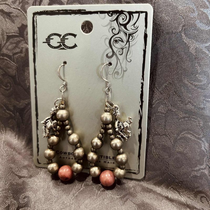 Pendleton Round-Up Pink Rhodonite Earrings