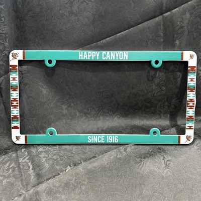 Happy Canyon License Plate Frame