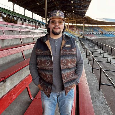 Men&#39;s Cinch Pendleton Round-Up Brown Aztec Wool Conceal Carry Vest