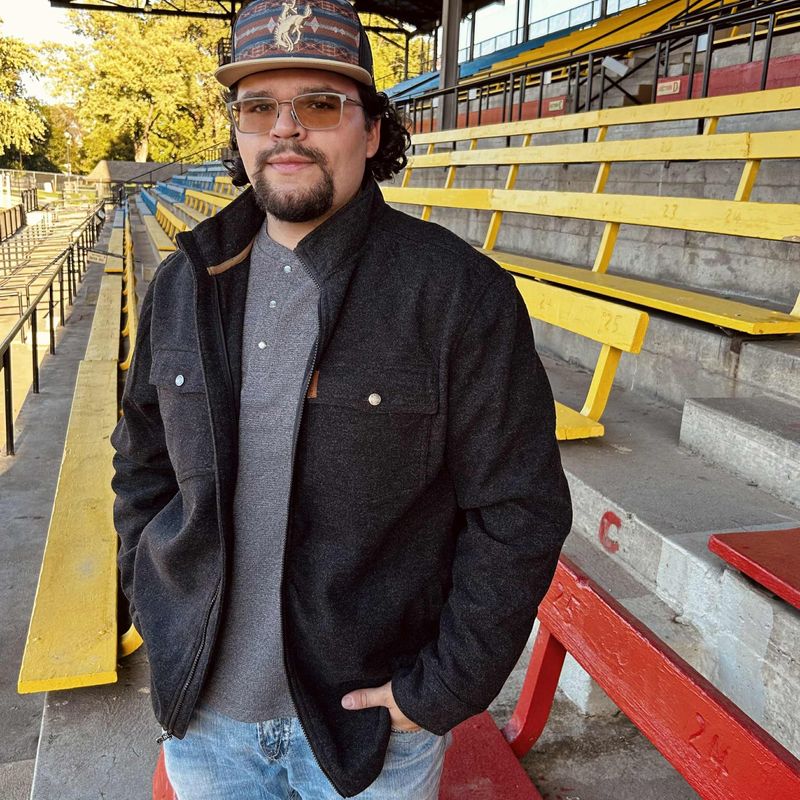 Men&#39;s Cinch Pendleton Round-Up Black Knit Shirt Jacket