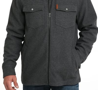 Men's Cinch Pendleton Round-Up Charcoal Knit Shirt Jacket