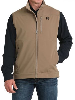 Men's Cinch Pendleton Round-Up Khaki Windproof Vest