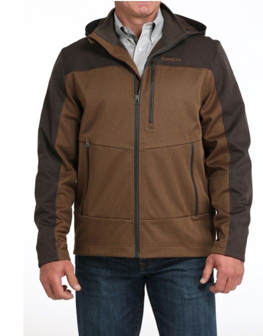 Men's Cinch Pendleton Round-Up Brown Bonded Hoodie