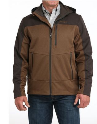 Men's Cinch Pendleton Round-Up Brown Bonded Hooded Jacket