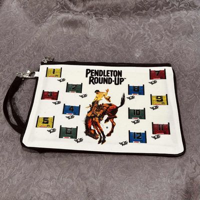 Pendleton Round-Up Chutes Wristlet